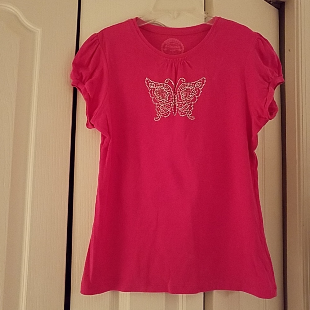 Arizona Jean Company Bedazzled Butterfly T-Shirt
